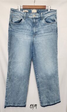 Universal Thread High Rise Wide Leg 16R Frayed Hem Jeans